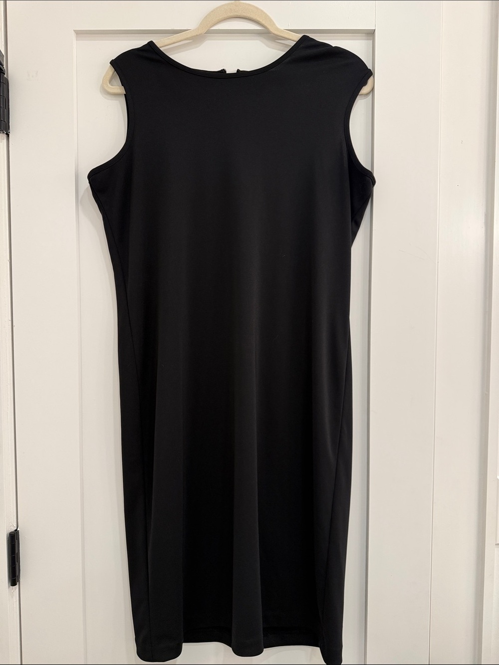 Jolie black polyester sleeveless cocktail dress, size M